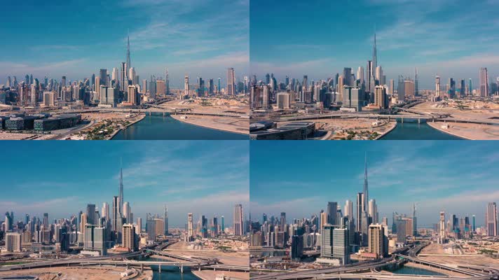 迪拜城市天际线