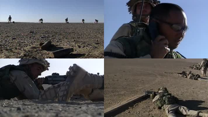 历史资料：美军新兵在阿富汗训练射击