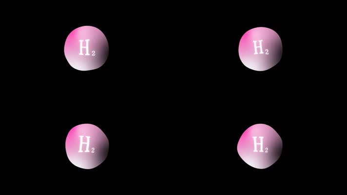气泡水珠化学氢气分子视频