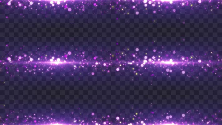 4K-紫色粒子边框-alpha通道