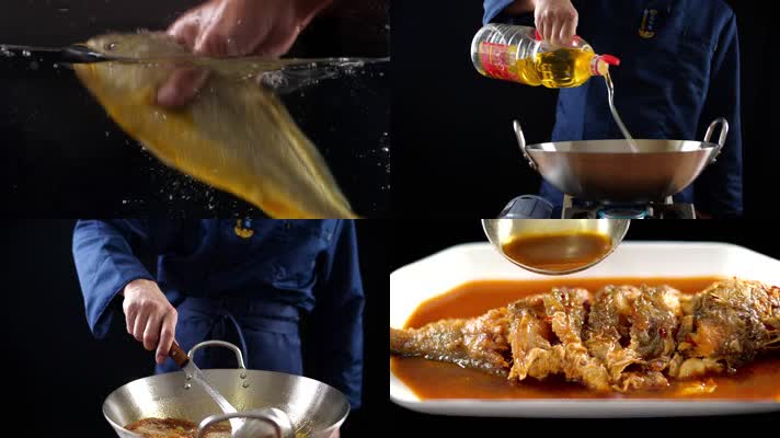黄花鱼-红烧黄花鱼-黄鱼-美味黄鱼制作