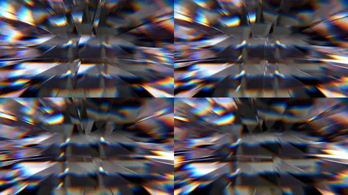 抽象钻石水晶玻璃折射背景