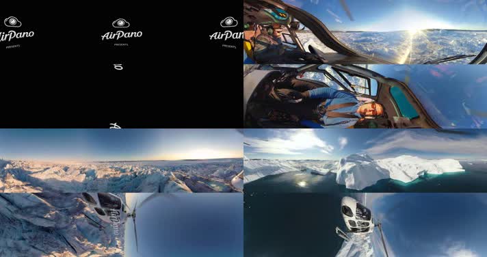 N0170-4K格陵兰岛冰山全景视频