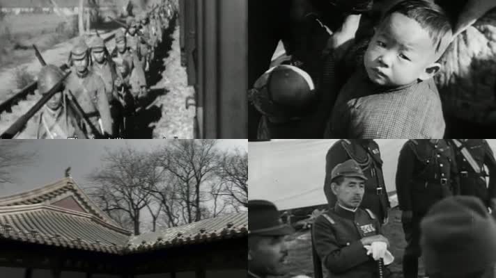30年代日本侵略中国历史影像8