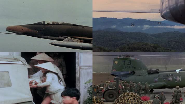美国越战老视频影像
