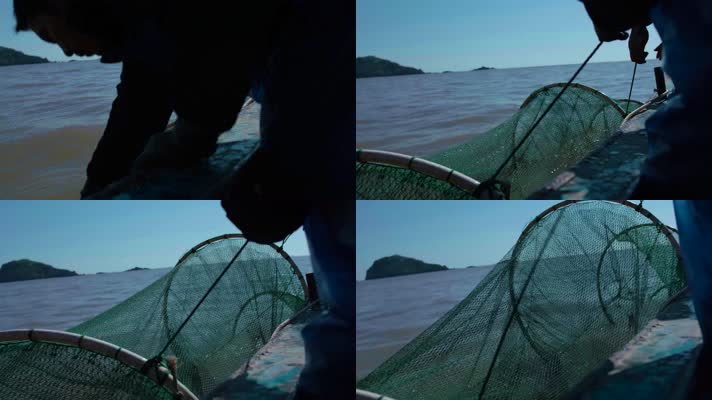 渔民 打鱼 出海 渔船 农业振兴 乡村