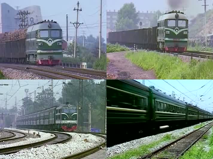 80年代燃煤火车视频4