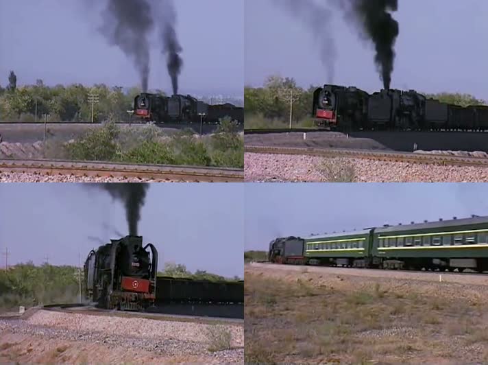 80年代燃煤火车视频15