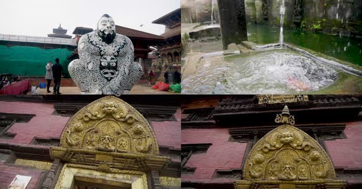 异国风情人文旅游客旅拍路线 4k尼泊尔