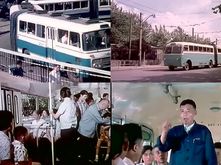 70年代的上海城市公交车