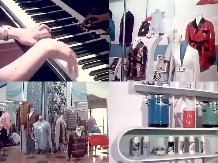 70年代的上海演奏钢琴老视频