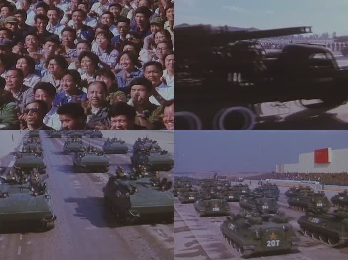 80年代阅兵仪式影像视频21