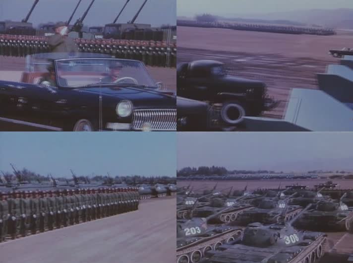 80年代阅兵仪式影像视频9