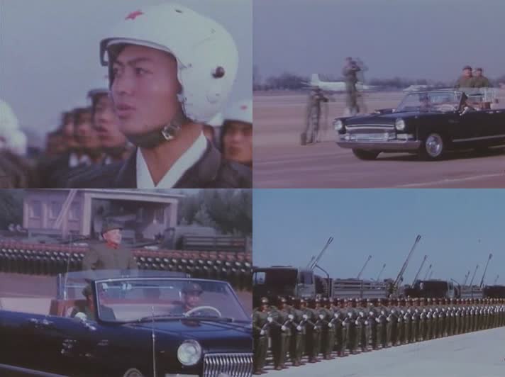 80年代阅兵仪式影像视频8
