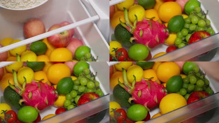 往冰箱里放水果