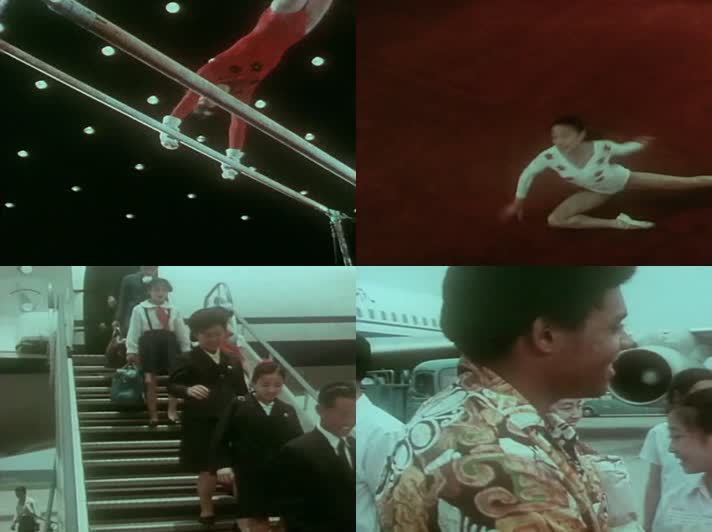 78年上海国际体操友谊赛影像1
