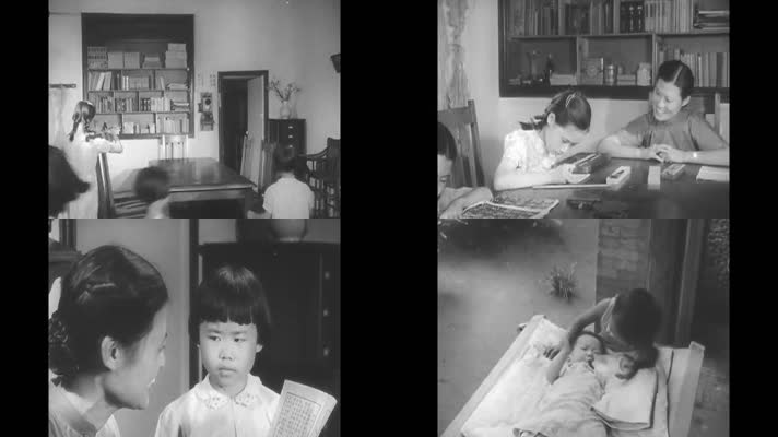 40年代北京一家人的生活场景2