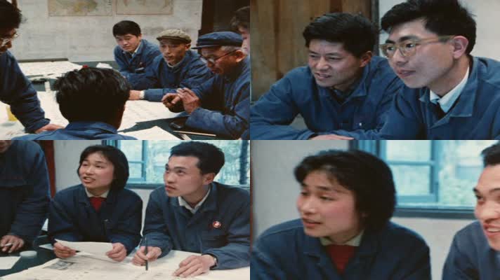 70年代上海电机厂工人劳动生产生活影像27