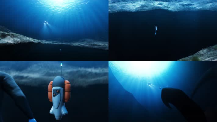 【4K】深海潜水