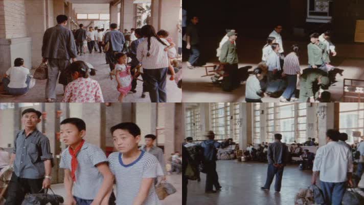 60年代北京火车站出站影像19