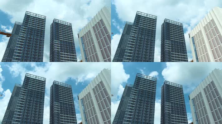 城市发展 高楼大厦 高档小区 高层小区 