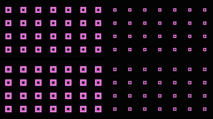 4K粉紫色正方形动感节奏视频-通道循环
