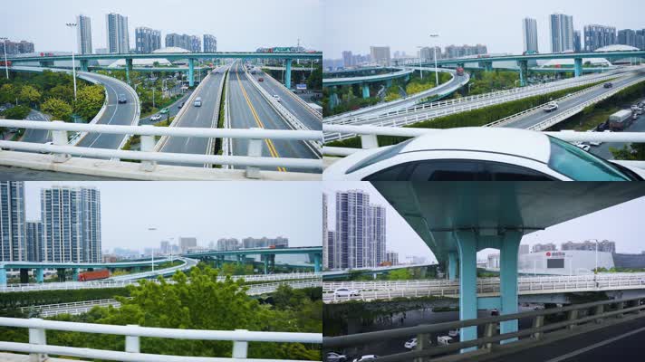 中国道路交通厦门立交桥城市发展城市风光