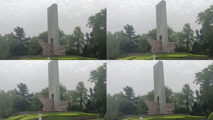北伐阵亡战士纪念碑侧拍