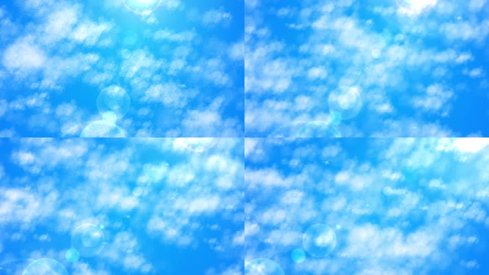 蓝天白云流动视频 2