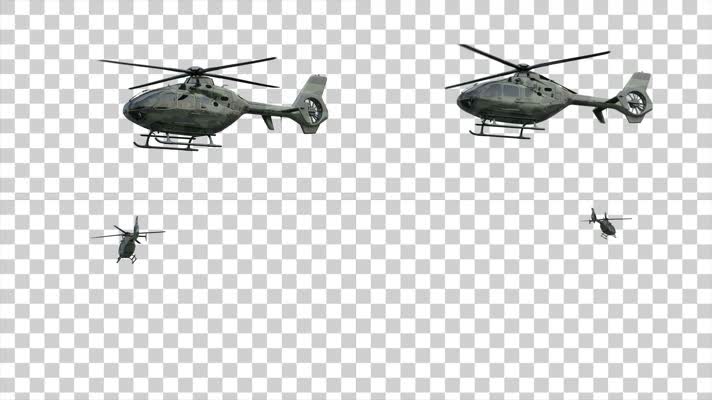 4K-战斗直升飞机-alpha通道