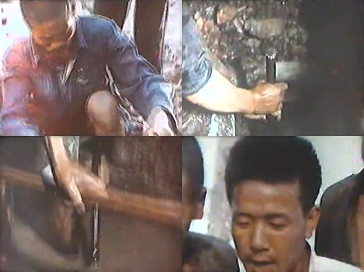 60年代北京农业学大寨劳动影像6