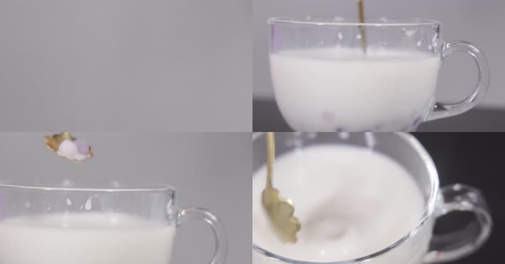 制作珍珠奶茶调制饮品健康诱人醇香 4k