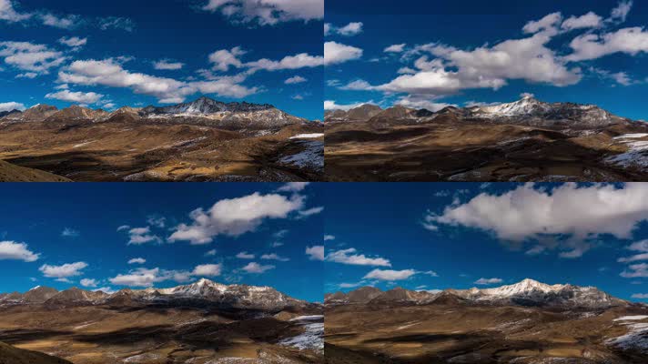 西藏雪山风光延时