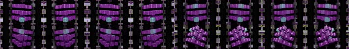 全息紫色魔方炫酷嗨房动感沉浸式裸眼3D素材