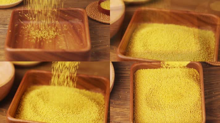 小米视频 大黄米 小黄米 有机黄小米 