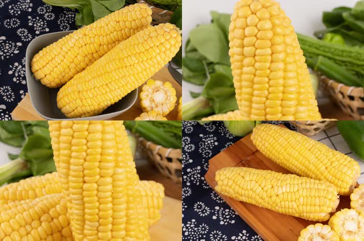 玉米视频 黄糯玉米 粘玉米