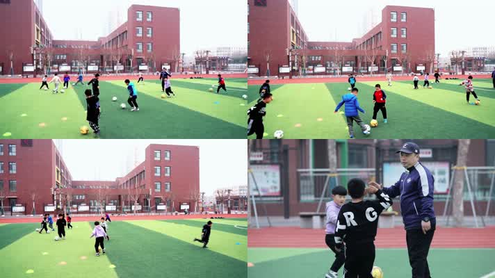 小学生足球训练