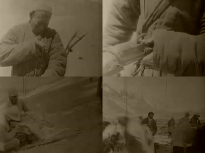 1926年西藏牧民冬天狩猎生活