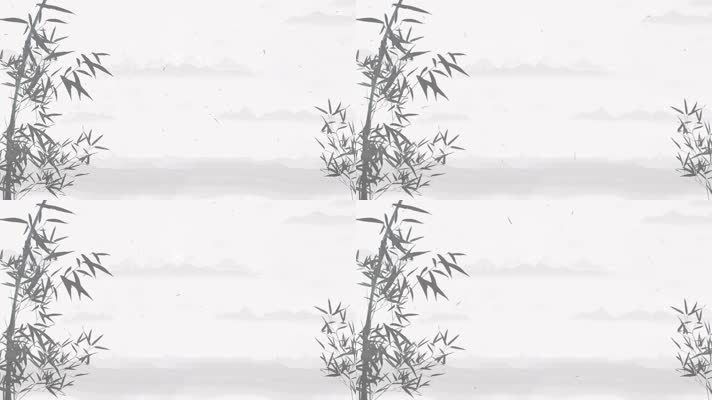 竹叶下落背景视频（素材）1