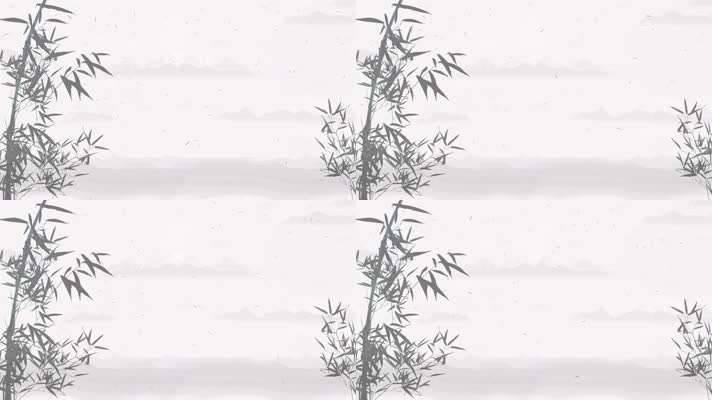 竹叶下落背景视频（素材）2