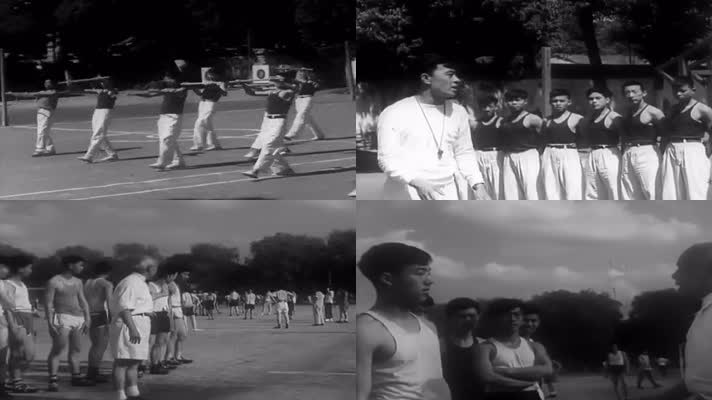 60年代中国青年体育锻炼影像11