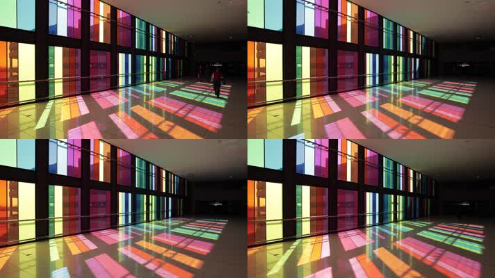 【4K】彩色玻璃幕墙