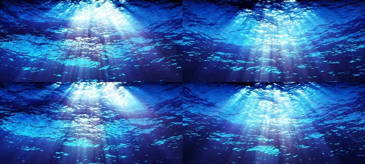海洋蓝光2K海底