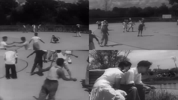 60年代中国青年体育锻炼影像5