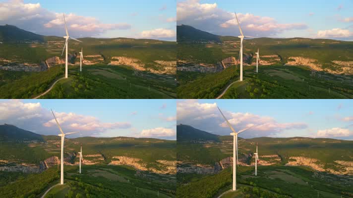 发电输电清洁能源风力涡轮机