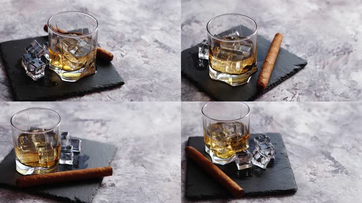 【4K】雪茄威士忌