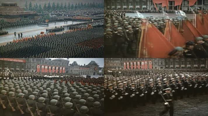 1945年苏联红场阅兵仪式5