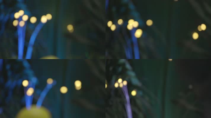 商场夜景 烟花 灯光秀 霓虹灯 火树银花 圣诞树 城市夜景 都市夜景