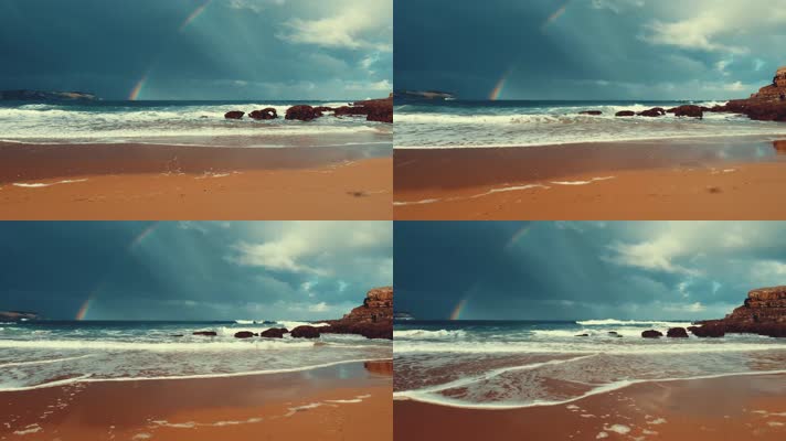 海岸彩虹