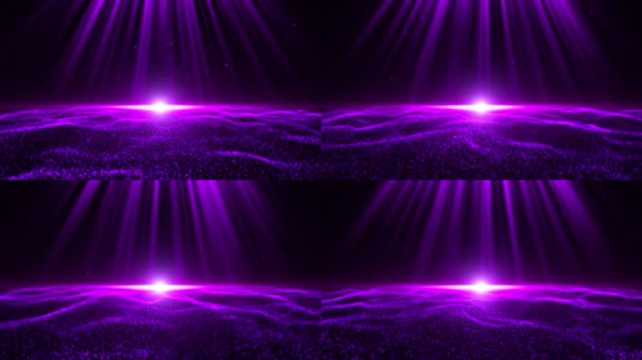 紫色海洋粒子